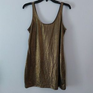 Metallic Express Tank Top Size Small